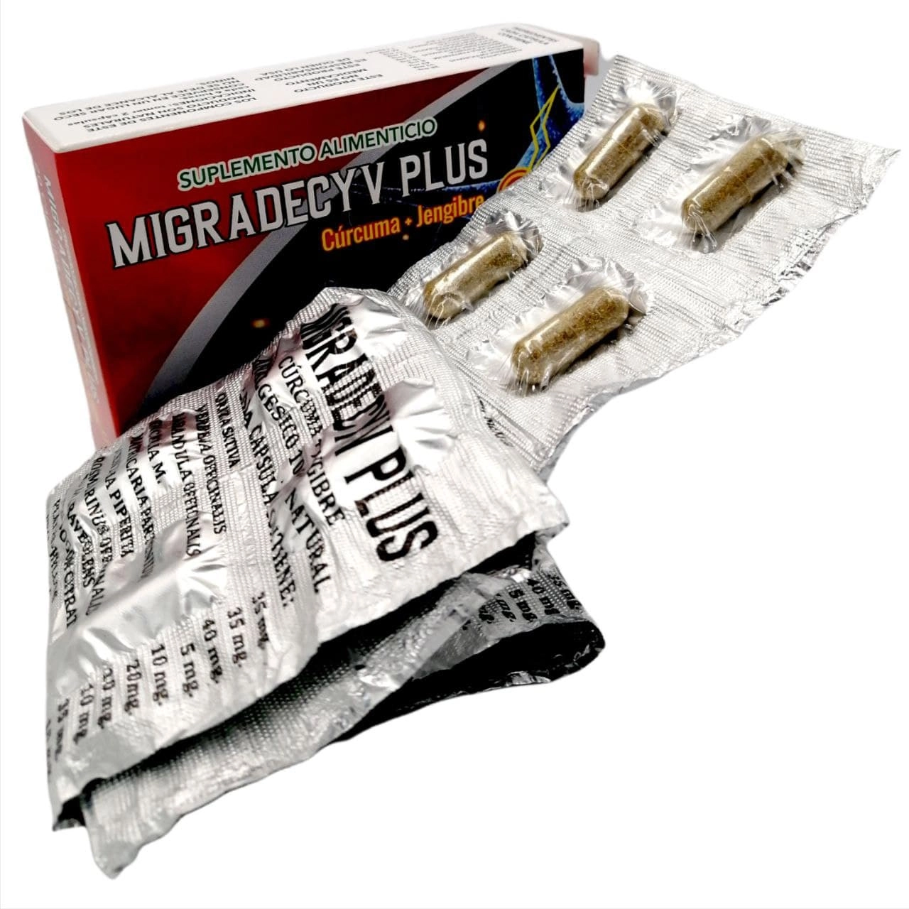 Migradecyv Plus 20 cápsulas CYV-006, Foto 3 Nutriseller