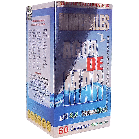 MINERALES AGUA DE MAR 60 CAPS , Foto 1 Nutriseller