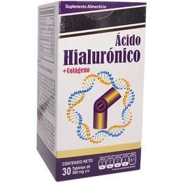 Ácido Hialurónico más Colágeno 30 Tabletas, Foto 1 Nutriseller