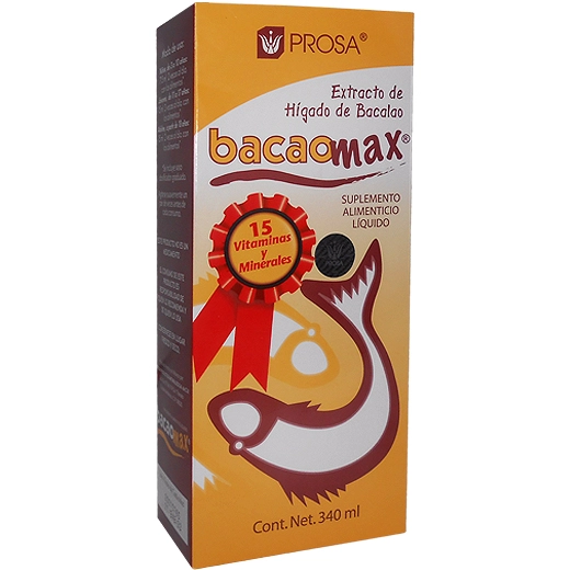 Bacao Max Jarabe 340ml, Foto 1 Nutriseller