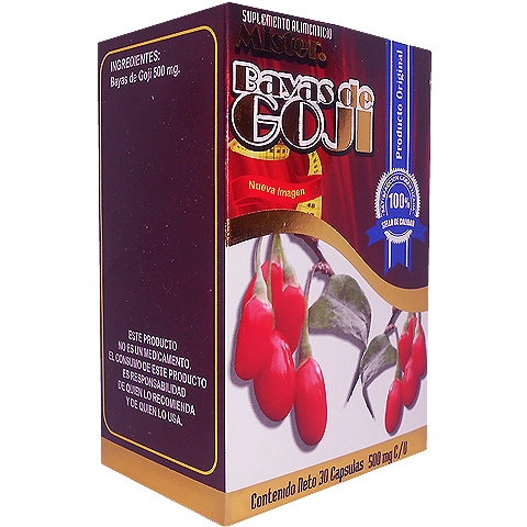 Bayas de goji 30 cápsulas, Foto 1 Nutriseller