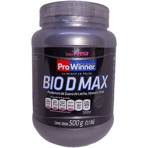 Bio d max sabor fresa 500g, Foto 1 Nutriseller
