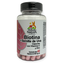 Biotina mas semilla de uva 60 cápsulas, Foto 1 Nutriseller