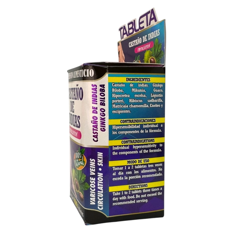Castaño de Indias 100 tabletas TNL-004, Foto 3 Nutriseller