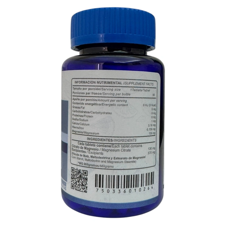 Citrato de magnesio 90 tabletas 500mg MRC-013, Foto 2 Nutriseller