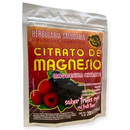 Citrato de magnesio sabor frutos rojos 200g, Foto 1 Nutriseller