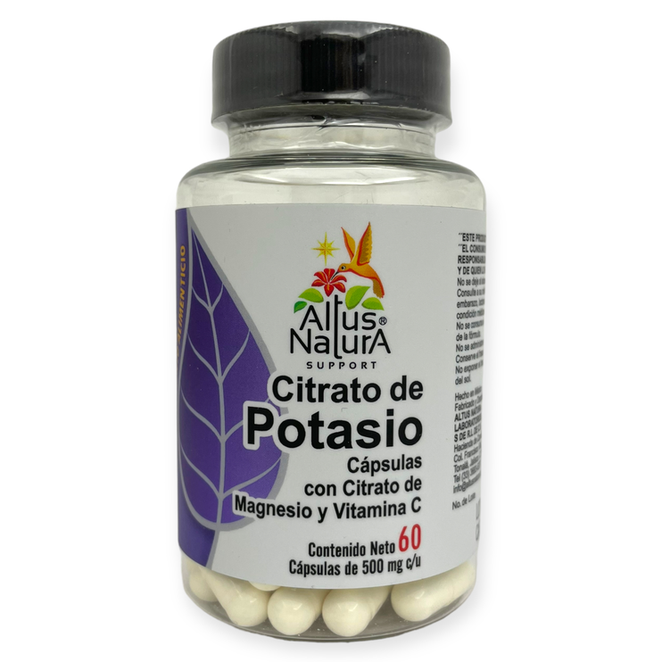 Citrato de potasio 60 cápsulas, Foto 1 Nutriseller