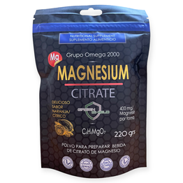 Citrato magnesio sabor naranja 220g, Foto 1 Nutriseller