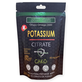 Citrato de potasio sabor naranja 220g, Foto 1 Nutriseller