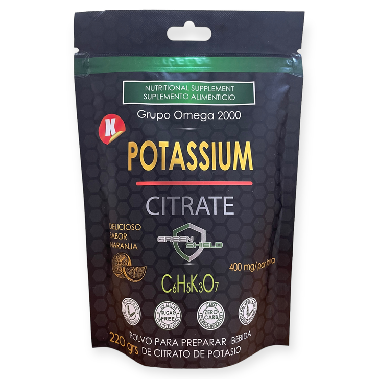 Citrato de potasio sabor naranja 220g, Foto 1 Nutriseller