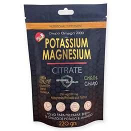 Citrato de potasio y magnesio sabor naranja 220g, Foto 1 Nutriseller