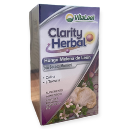 Clarity herbal hongo melena de león 60 cápsulas, Foto 1 Nutriseller