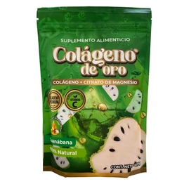 Colágeno de oro con citrato de magensio sabor guanabana 420g, Foto 1 Nutriseller