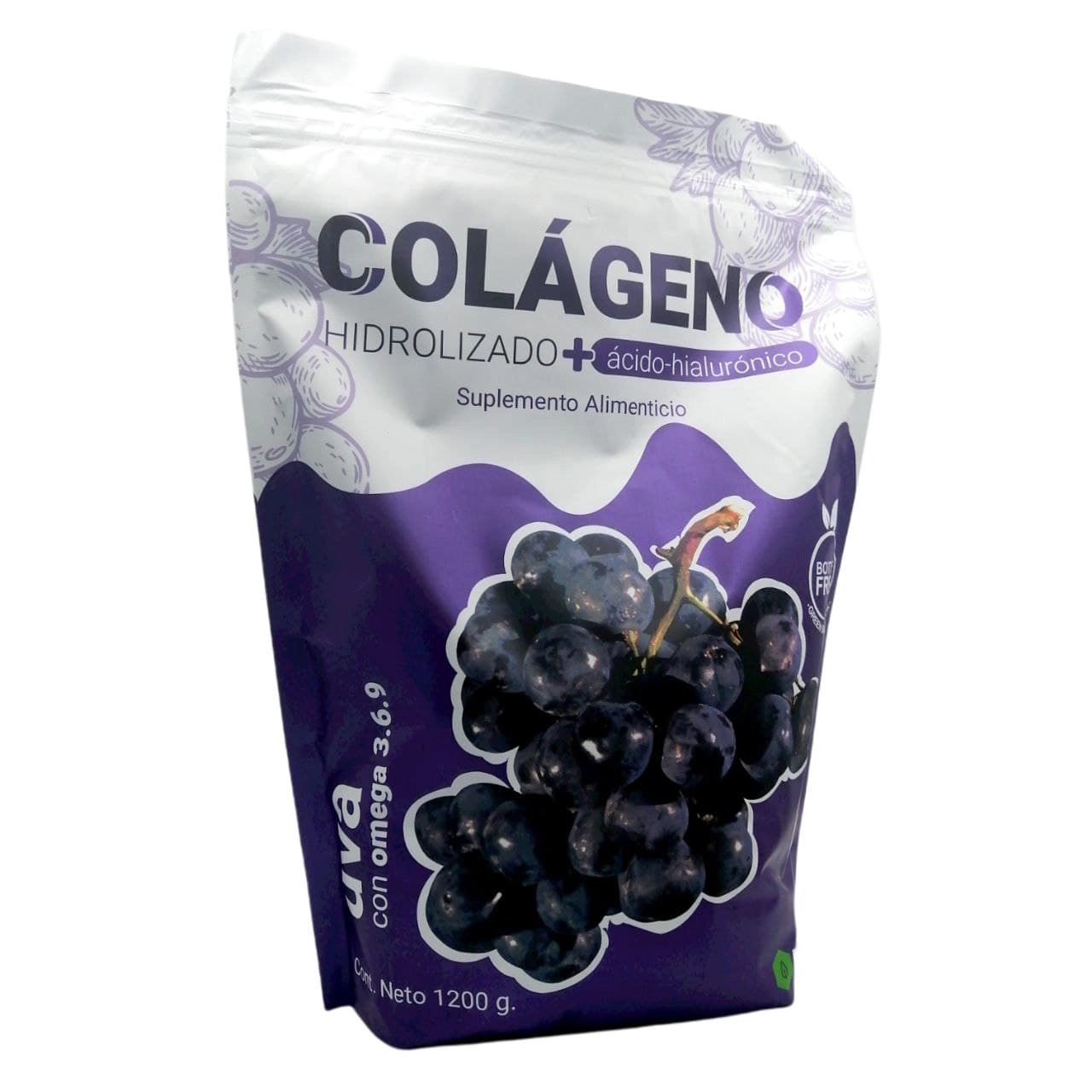 Colageno Hidrolizado con Ácido Hialurónico sabor Uv Colageno Hidrolizado con Ácido Hialurónico sabor Uva 1.2 kg, Foto 1 Nutriseller