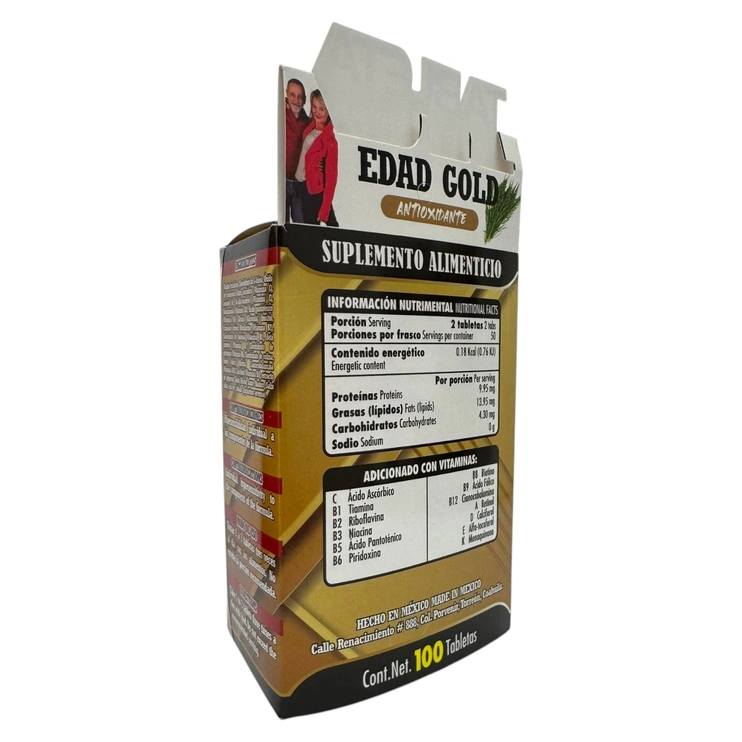 Edad Gold 100 tabletas TNL-008, Foto 4 Nutriseller