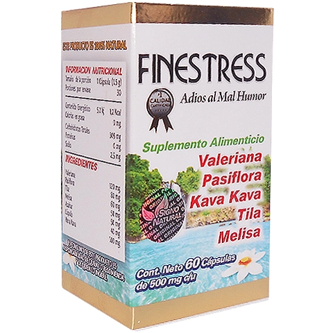 Finestress 60 cápsulas, Foto 1 Nutriseller