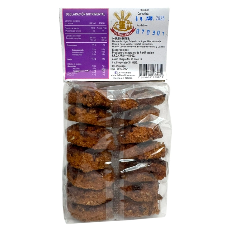 Fruti fibra de ciruela pasa 230g LAF-009, Foto 2 Nutriseller