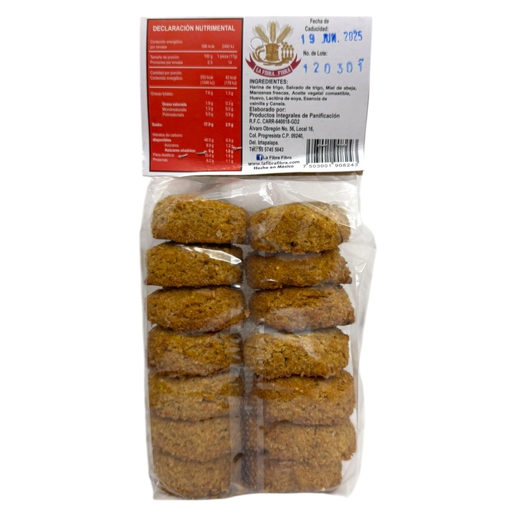 Fruti fibra de manzana 230g LAF-007, Foto 2 Nutriseller