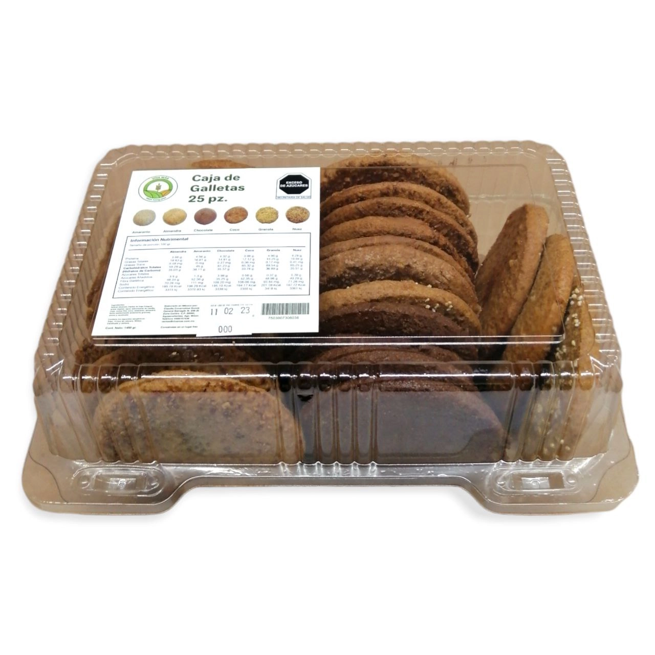 Galletas integrales caja con 36 piezas VMA-002, Foto 2 Nutriseller