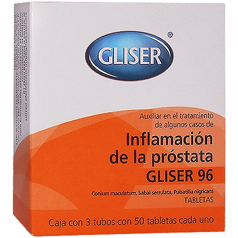 Gliser 96 inflamación de la próstata, Foto 1 Nutriseller