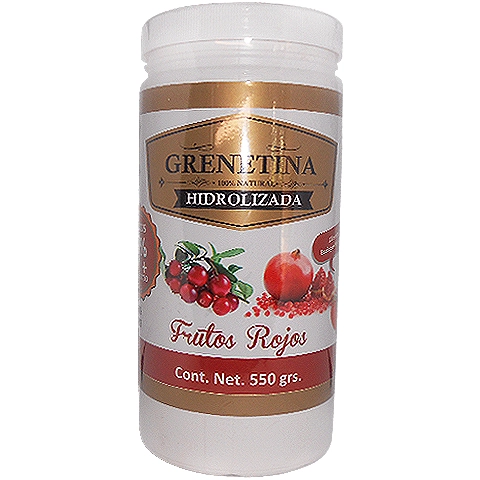 Grenetina hidrolizada sabor frutos rojos 550g, Foto 1 Nutriseller