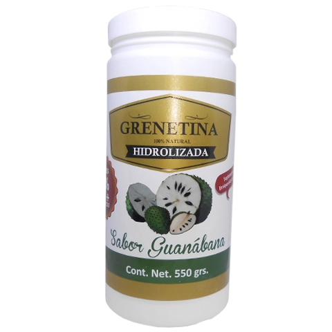 Grenetina hidrolizada sabor guanábana 550g, Foto 1 Nutriseller