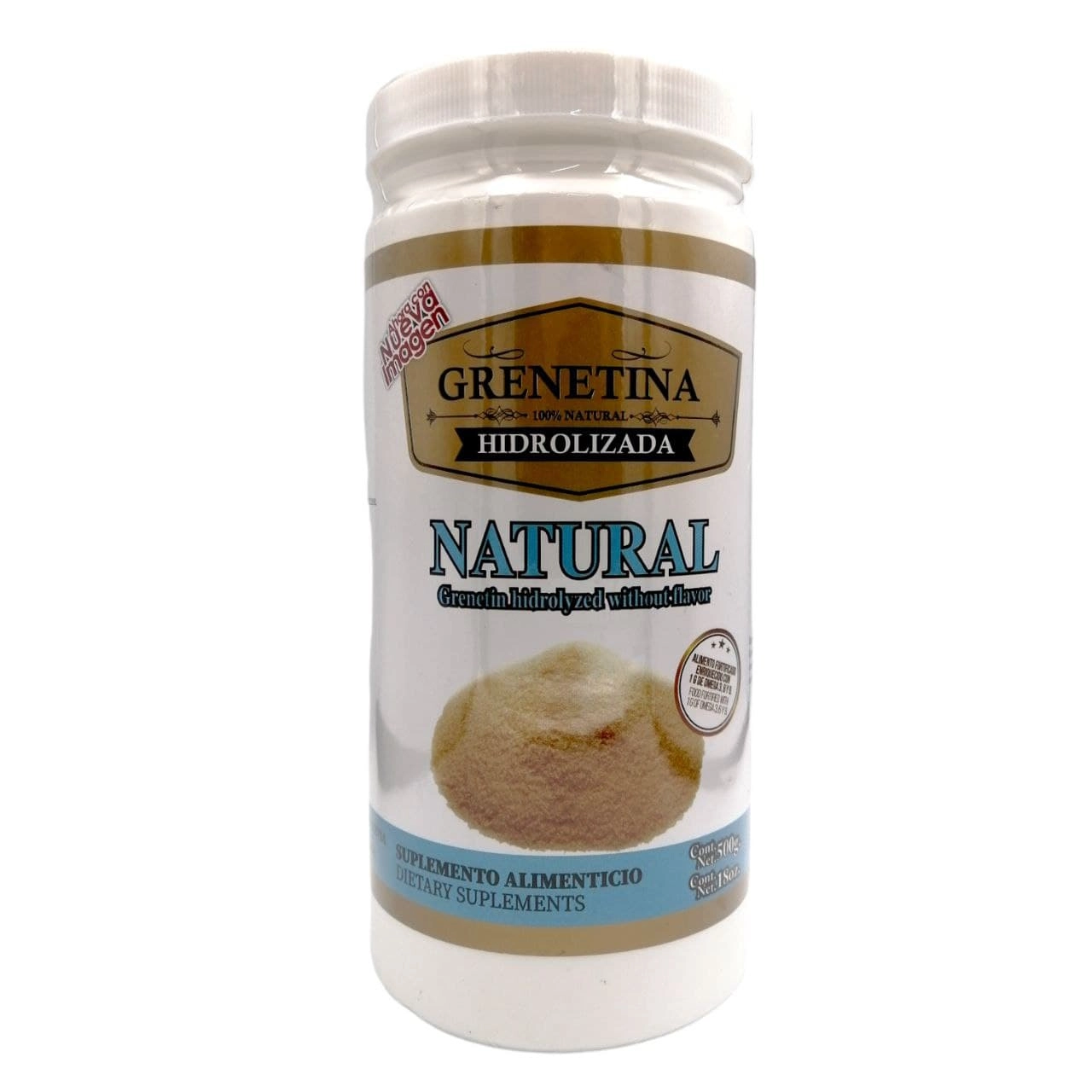 Grenetina hidrolizada sabor natural 550g, Foto 1 Nutriseller
