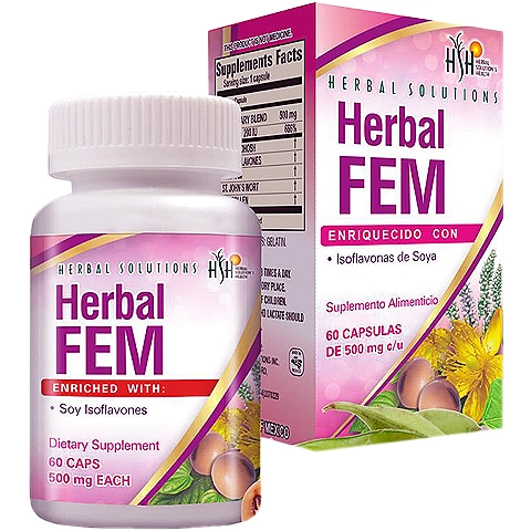 Herbal fem 60 cápsulas, Foto 1 Nutriseller