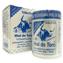 Hiel de toro vitaminada b12 tabletas 60 tabletas, Foto 1 Nutriseller
