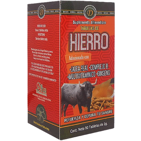 Hierro 90 tabletas, Foto 1 Nutriseller