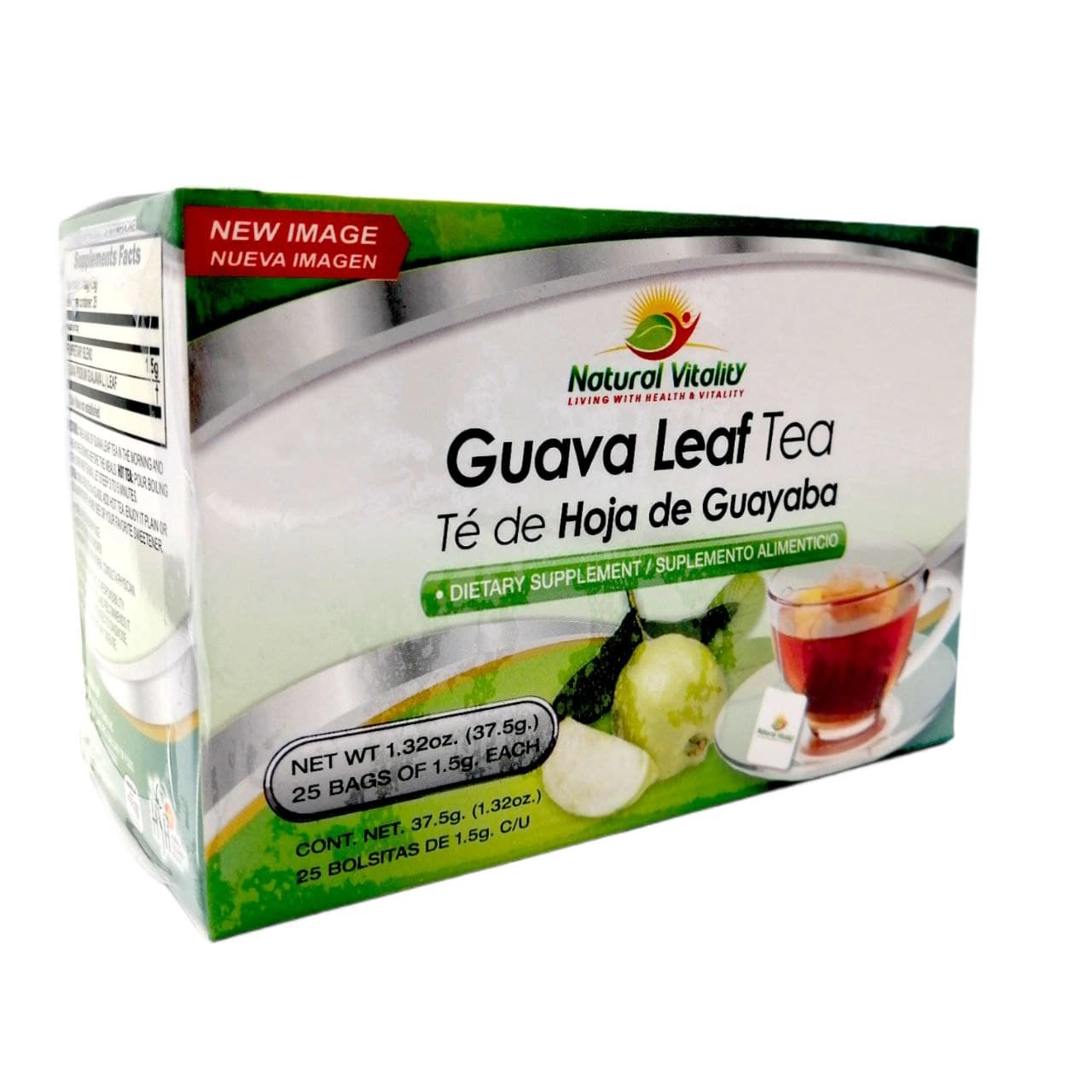 Hoja de guayaba té 25 sobres