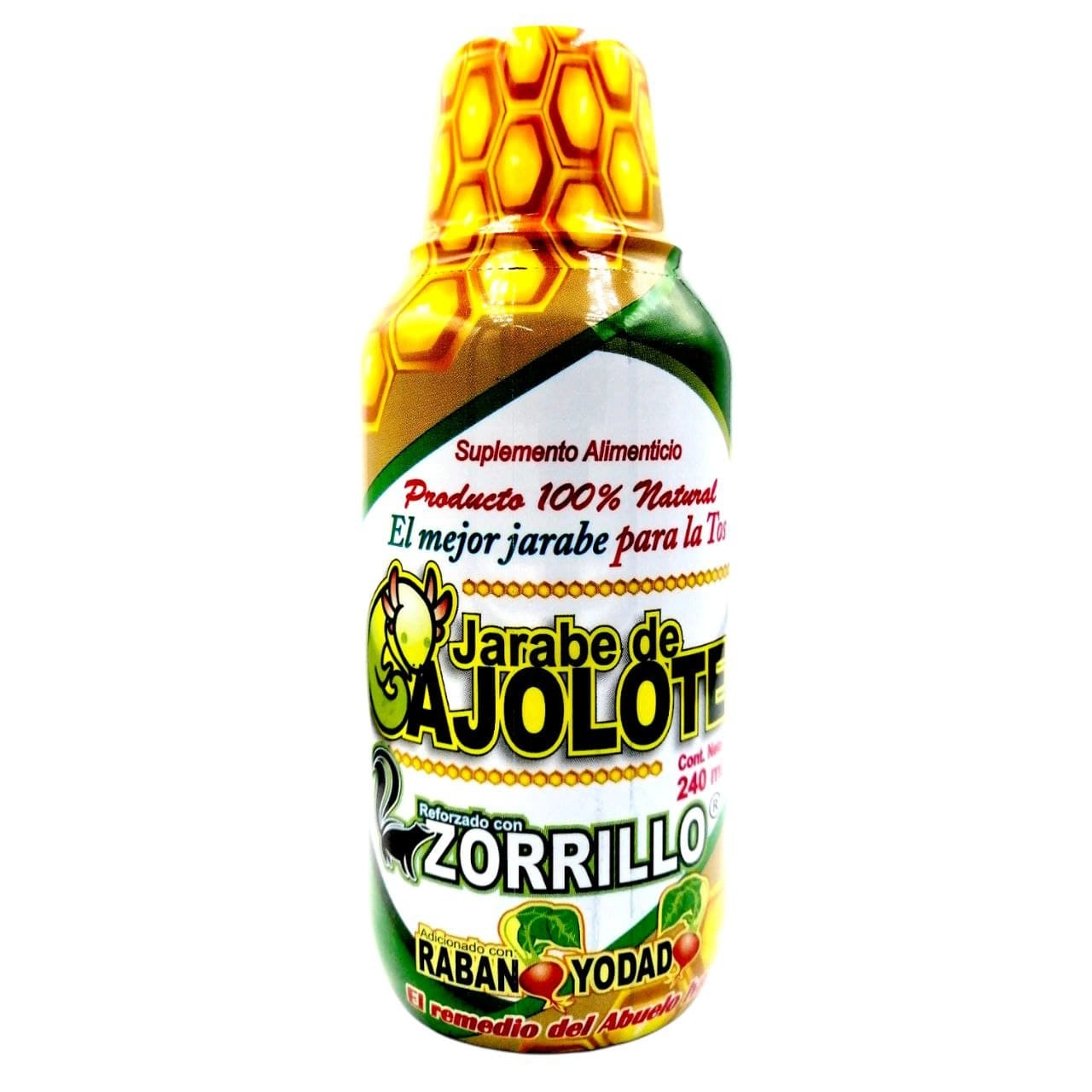 Jarabe de Ajolote reforzado con zorrillo 240 ml , Foto 1 Nutriseller