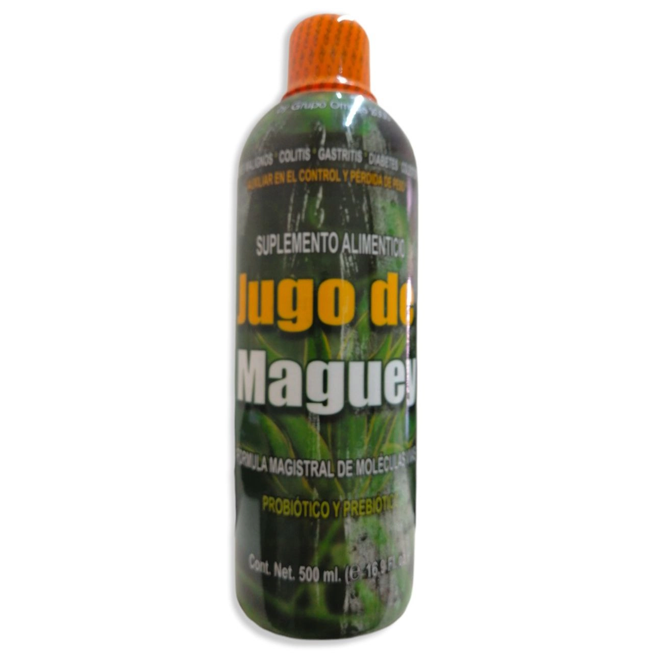 Jugo de maguey probiótico y prebiótico 500ml, Foto 1 Nutriseller