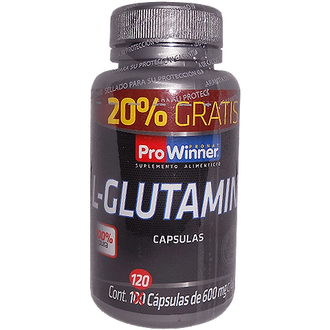 L glutamina 120 cápsulas, Foto 1 Nutriseller