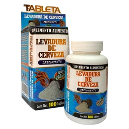 Levadura de Cerveza 100 tabletas, Foto 1 Nutriseller