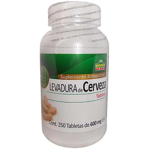Levadura de cerveza 250 capletas, Foto 1 Nutriseller
