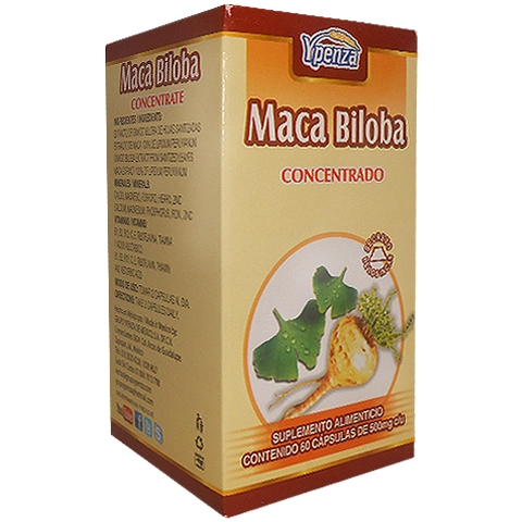 Maca biloba 60 cápsulas, Foto 1 Nutriseller