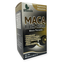 Maca negra 50 cápsulas Maca negra 50 cápsulas, Foto 1 Nutriseller