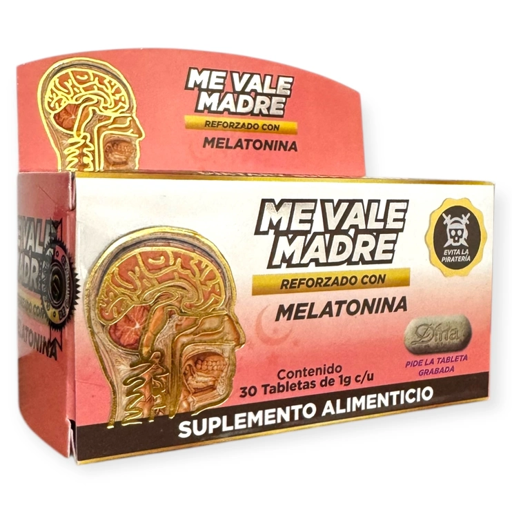 Me Vale Madre con Melatonina 30 Tabletas, Foto 1 Nutriseller