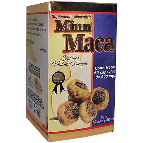 Minn maca 60 cápsulas, Foto 1 Nutriseller