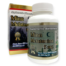 Minn melatonina 60 cápsulas, Foto 1 Nutriseller