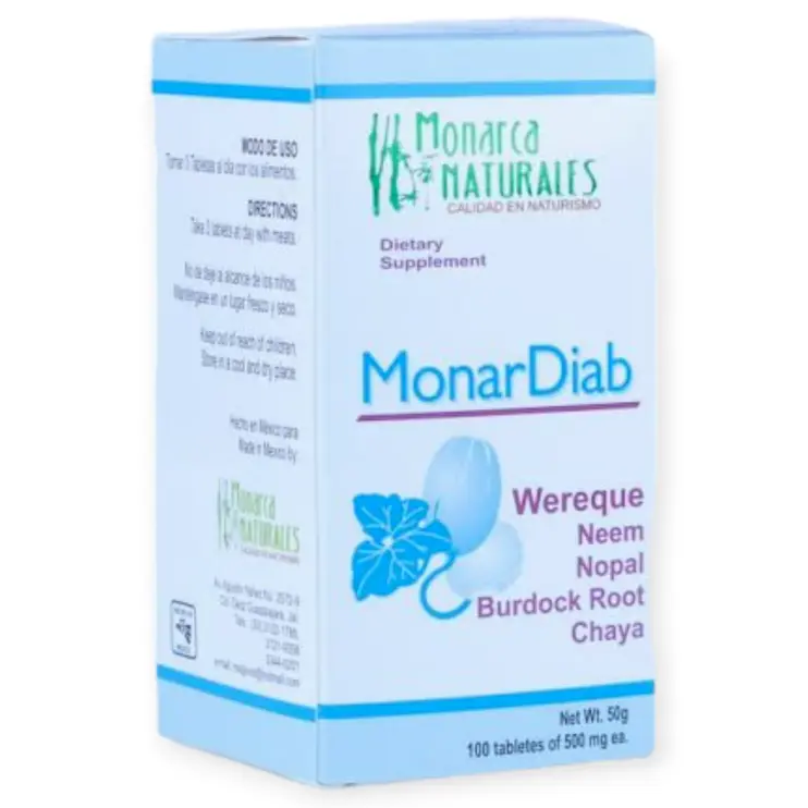 Monardiab 100 tabletas Monardiab 100 tabletas, Foto 1 Nutriseller