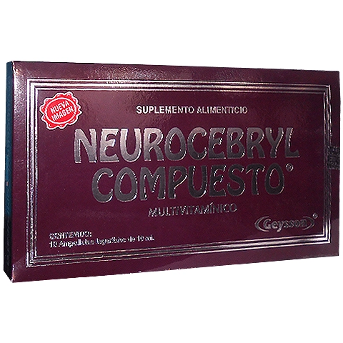 Neuro Cebryl 10 Ampolletas, Foto 1 Nutriseller