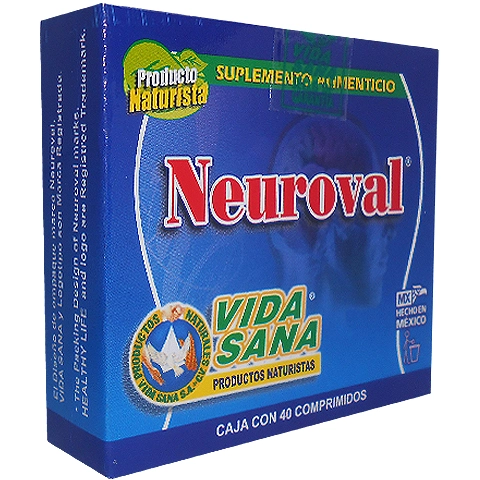 Neuroval 40 Comprimidos, Foto 1 Nutriseller