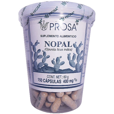 Nopal 150 cápsulas, Foto 1 Nutriseller