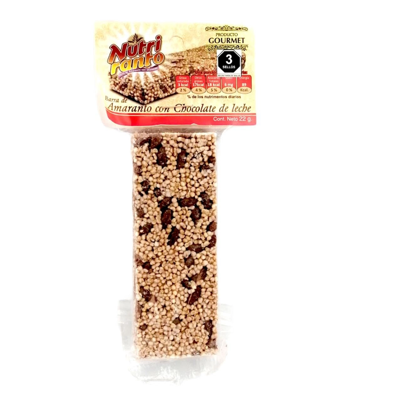 Nutriranto chocolate con leche 25g, Foto 1 Nutriseller