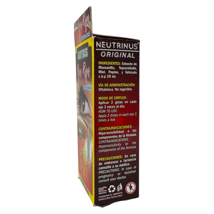 Ojos Rojos 20 ml. TNL-028, Foto 3 Nutriseller