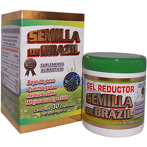 Pack semilla de brazil cápsulas y gel, Foto 1 Nutriseller