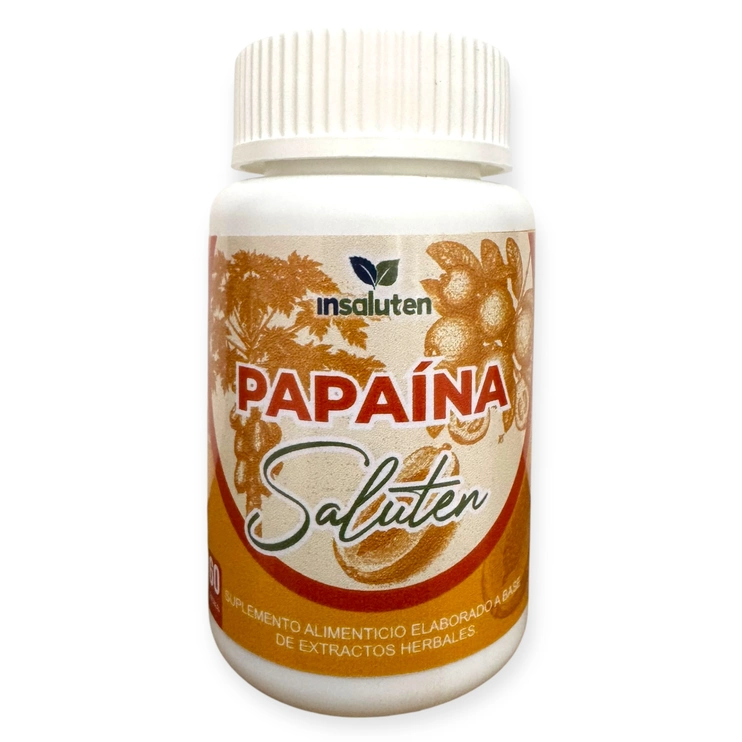 Papaina saluten 60 cápsulas, Foto 1 Nutriseller