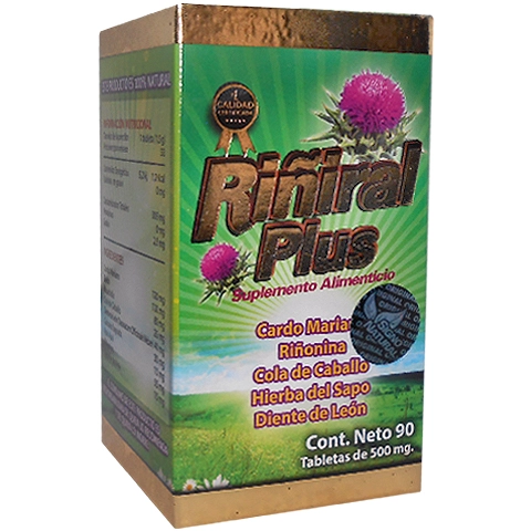 Riñiral plus 60 tabletas, Foto 1 Nutriseller